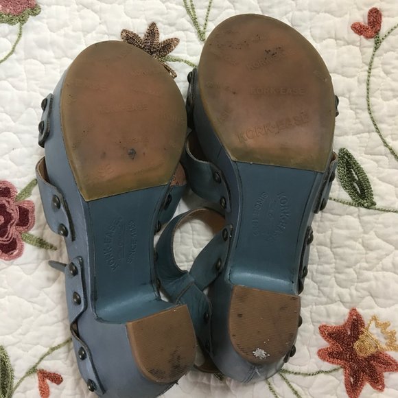 Kork-Ease Deborah Leather Retro Style Clog Shoes 7 - Picture 5 of 8